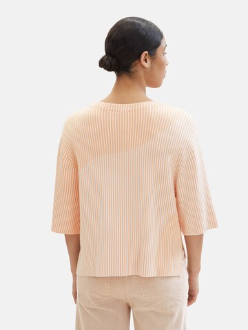 TOM TAILOR Pullover in Orange