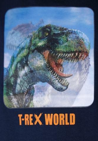 T-REX WORLD T-Shirt 'T-Rex World' in Blau