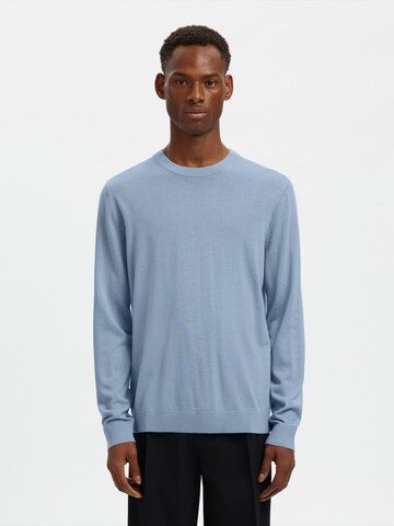 SELECTED Sweater 'SLHTray' in Blue: front