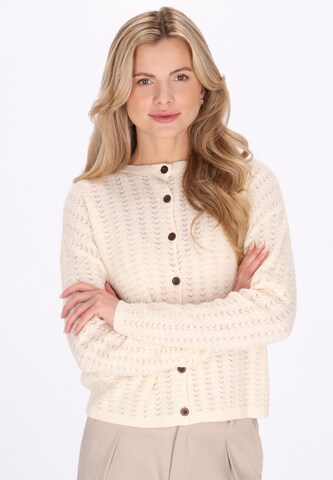 Usha - Cárdigan en blanco: frente