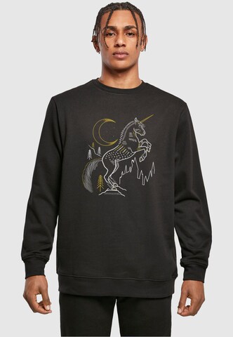 ABSOLUTE CULT Sweatshirt 'Harry Potter - Unicorn' in Schwarz: predná strana