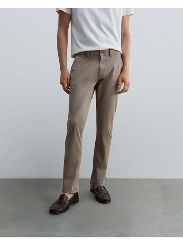 Scalpers Regular Chino ' ' in Beige: voorkant
