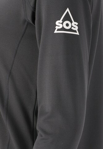 SOS Sportpullover in Grau