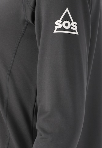 SOS Athletic Sweater in Grey