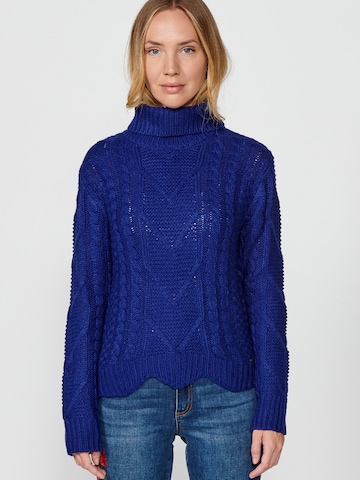 KOROSHI Pullover in Blau