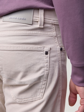 PIERRE CARDIN Tapered Jeans 'Lyon' in Beige