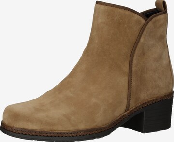 GABOR Ankle Boots in Brown: front