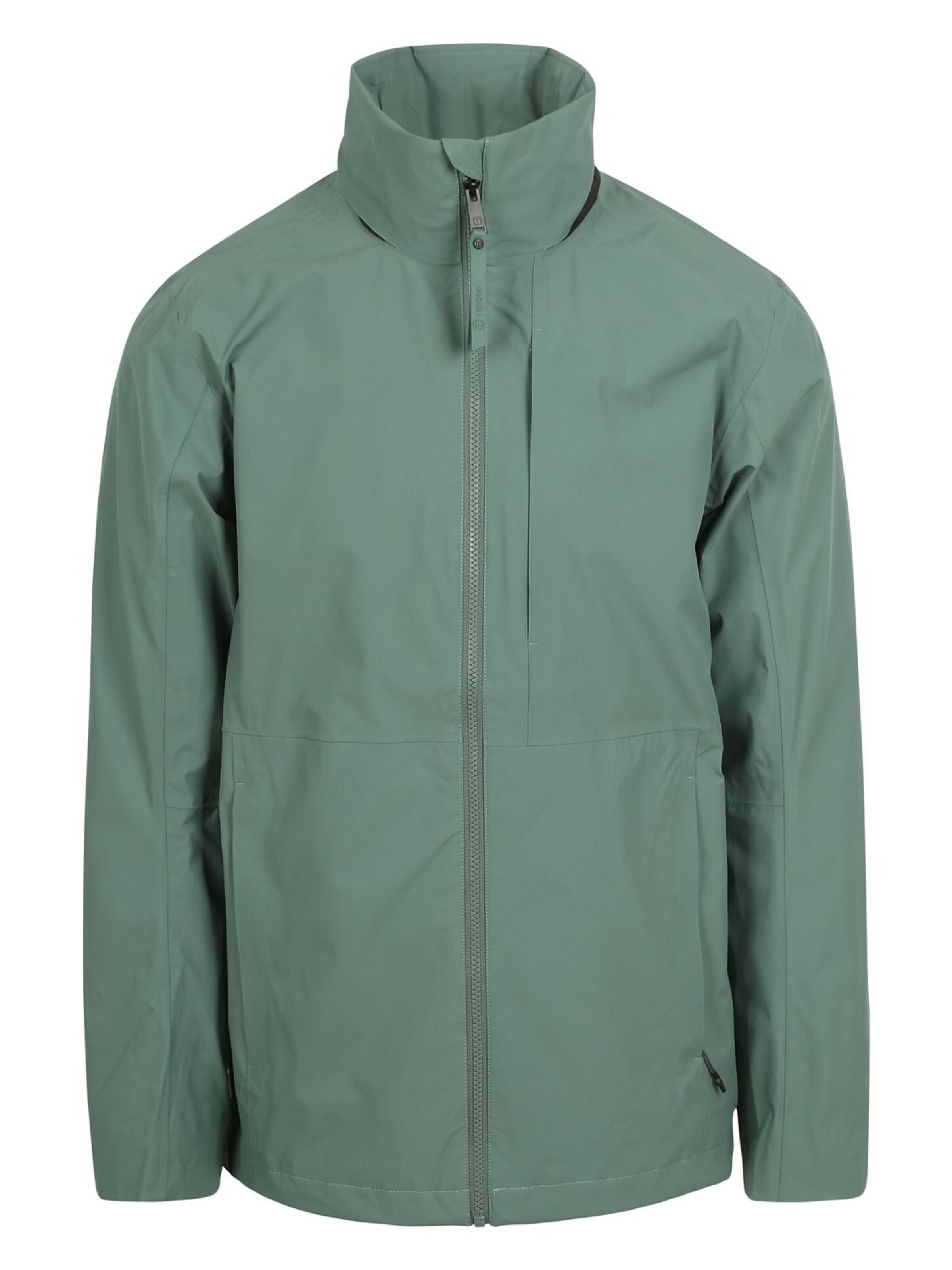 TENSON Winter coat 'Molle' in Green: front