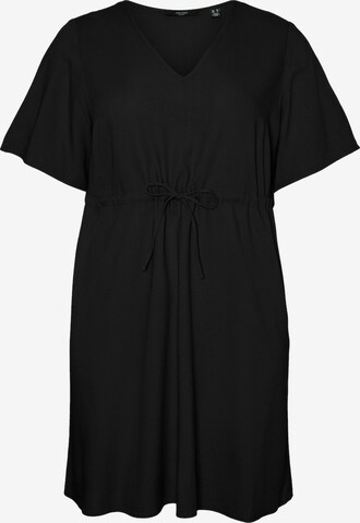 Vero Moda Curve Kleid 'MYMILO' in Schwarz: predná strana