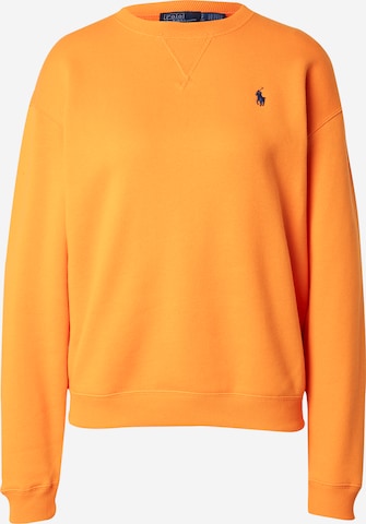 Sweat-shirt Polo Ralph Lauren en orange : devant