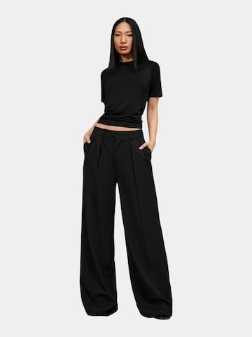 Made By Society Regular Traditional Pants 'Pantaloni TECTONIC GREY - P27151' in Black: front