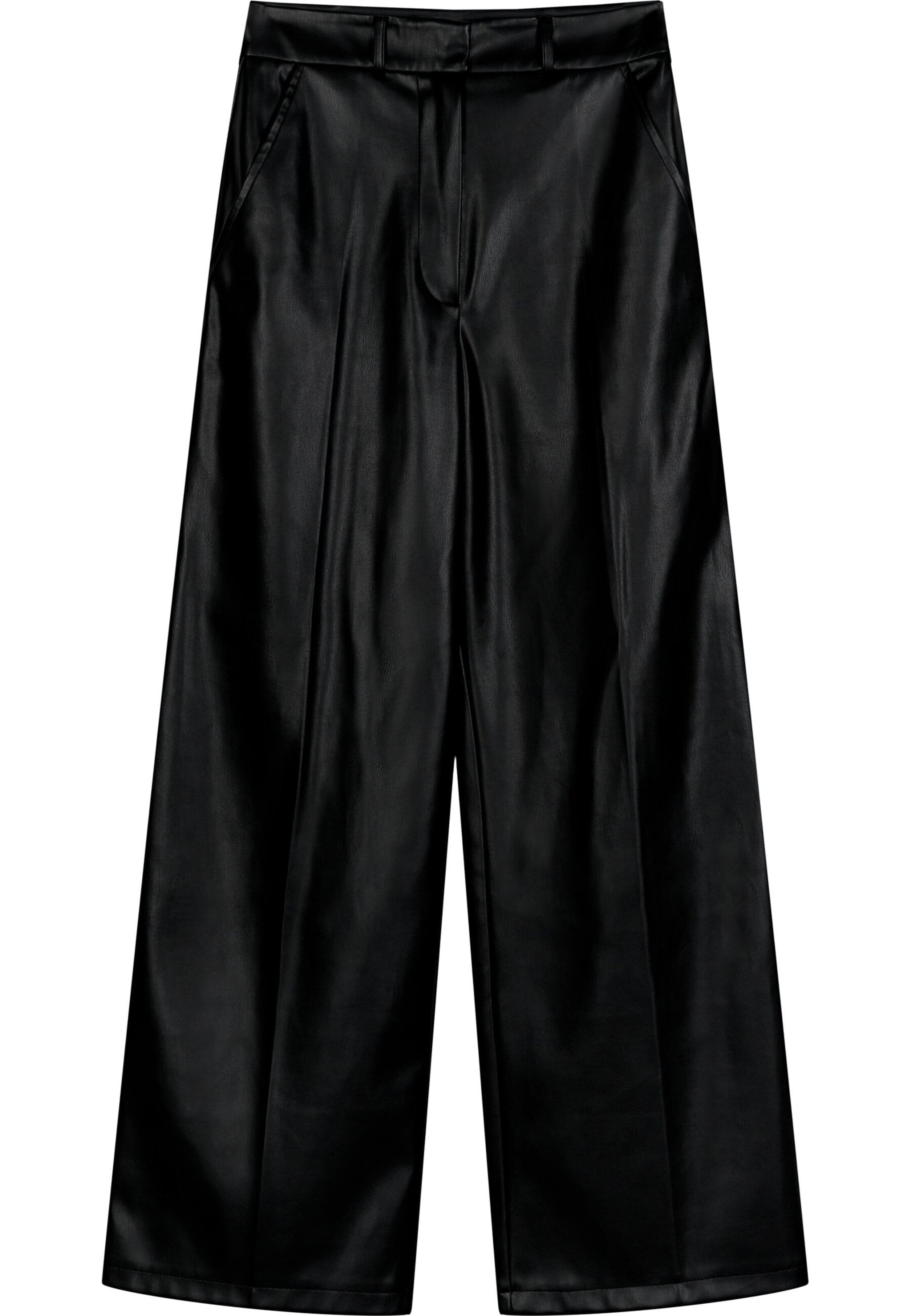 Wide Leg Pantalon 'Aura ' OH APRIL en noir : devant