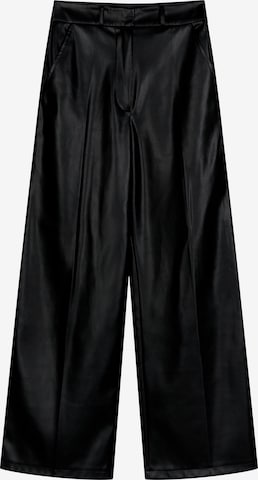 OH APRIL Wide Leg Housut 'Aura ' värissä musta: etupuoli