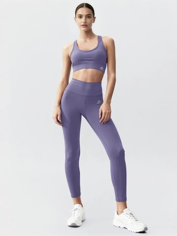 Tommy Life - Fato de desporto em roxo: frente