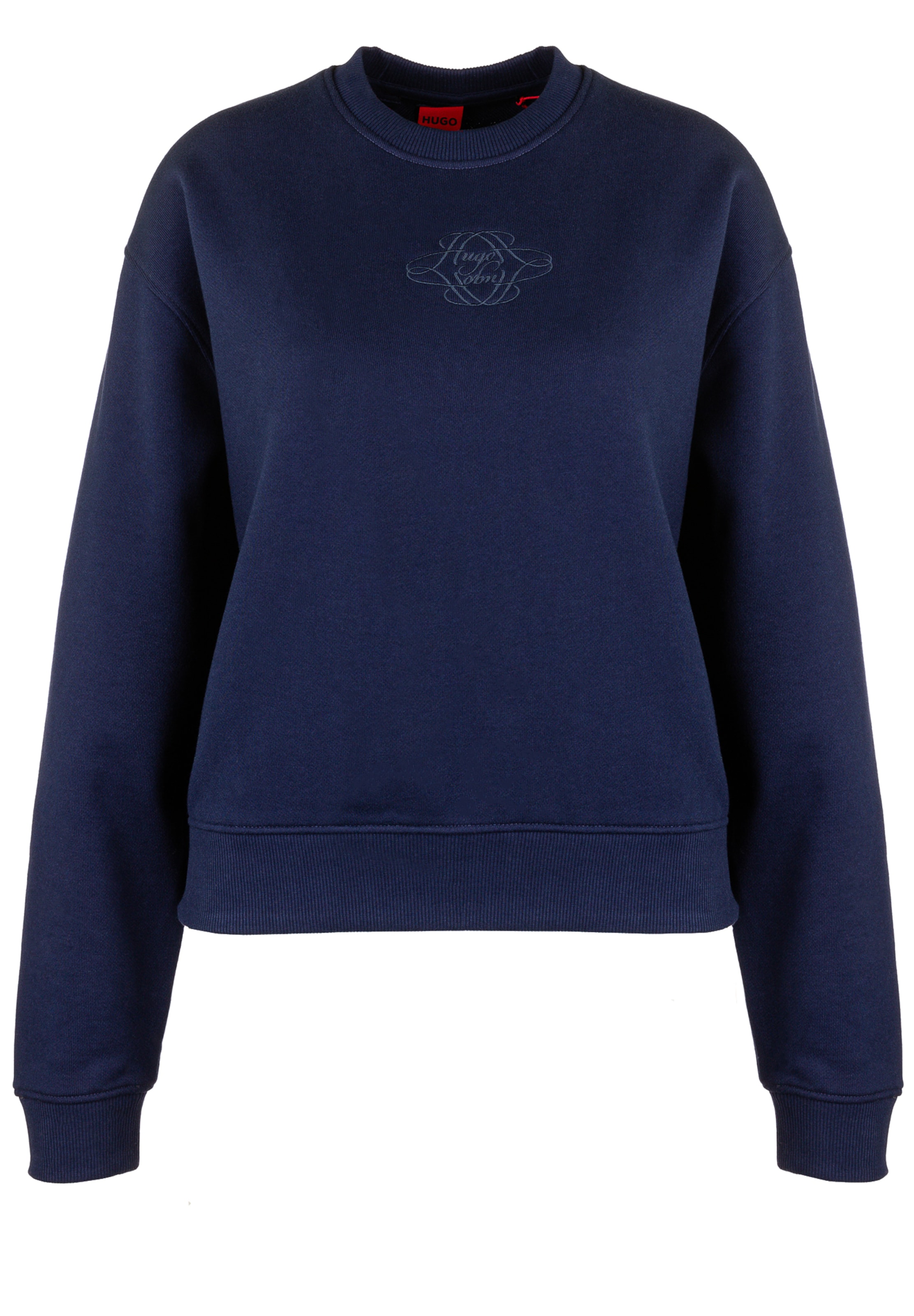 HUGO Sweatshirt 'Daxandria' in Blau: Vorderseite