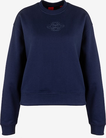 HUGO Sweatshirt 'Daxandria' in Blau: Vorderseite