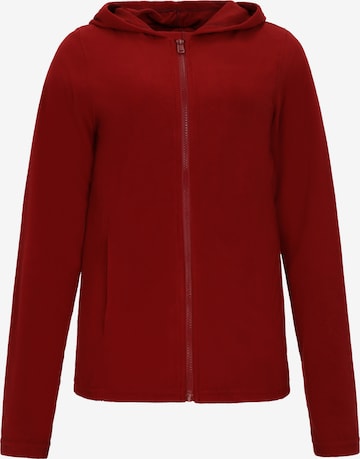 NALLY Fleece Jacket in Red: front