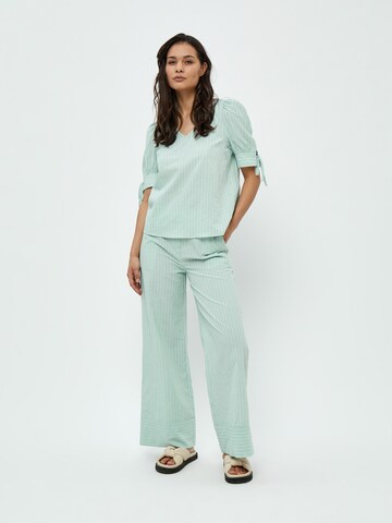 Peppercorn Wide Leg Hose 'Monella' in Grün