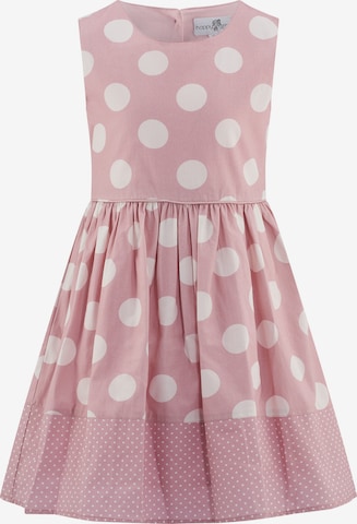 happy girls Dress in Pink: front