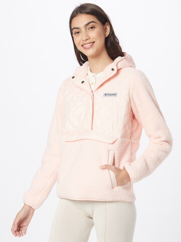 COLUMBIA Athletic fleece jacket 'Sweet View™' in Orange: front