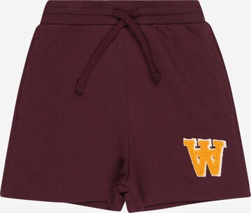 WOOD WOOD Regular Shorts 'Vic' in Rot: predná strana