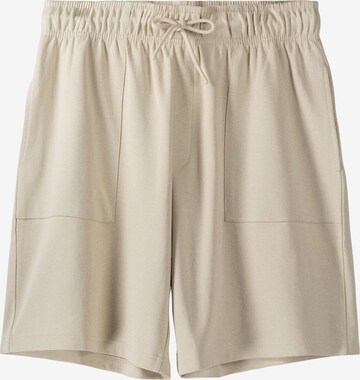 Bershka Regular Shorts in Beige: predná strana