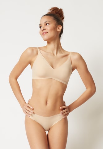 Skiny T-shirt Bra in Beige: front