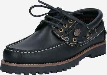 Mocassino di Dockers by Gerli in nero: frontale