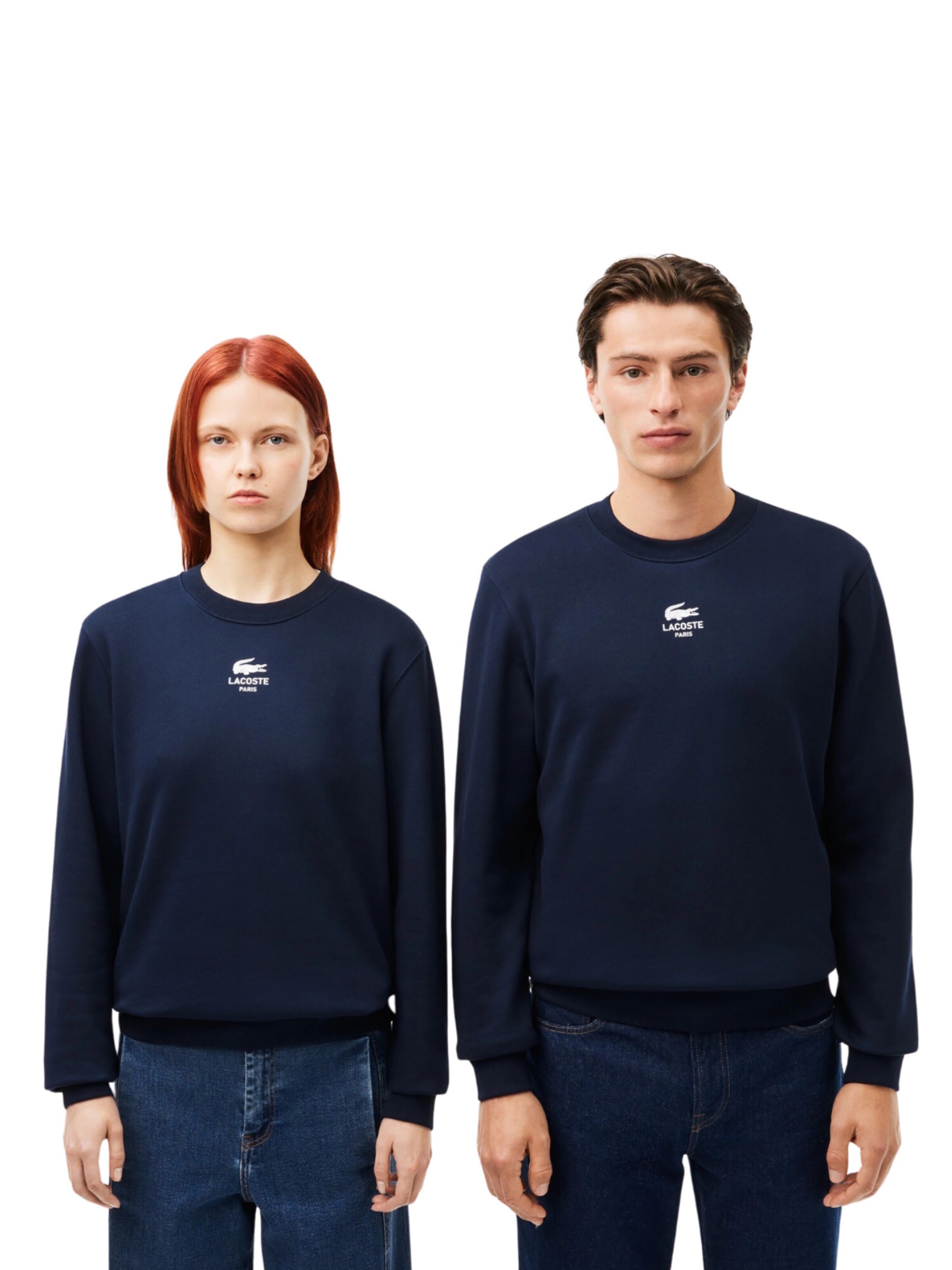 Felpa di LACOSTE in blu