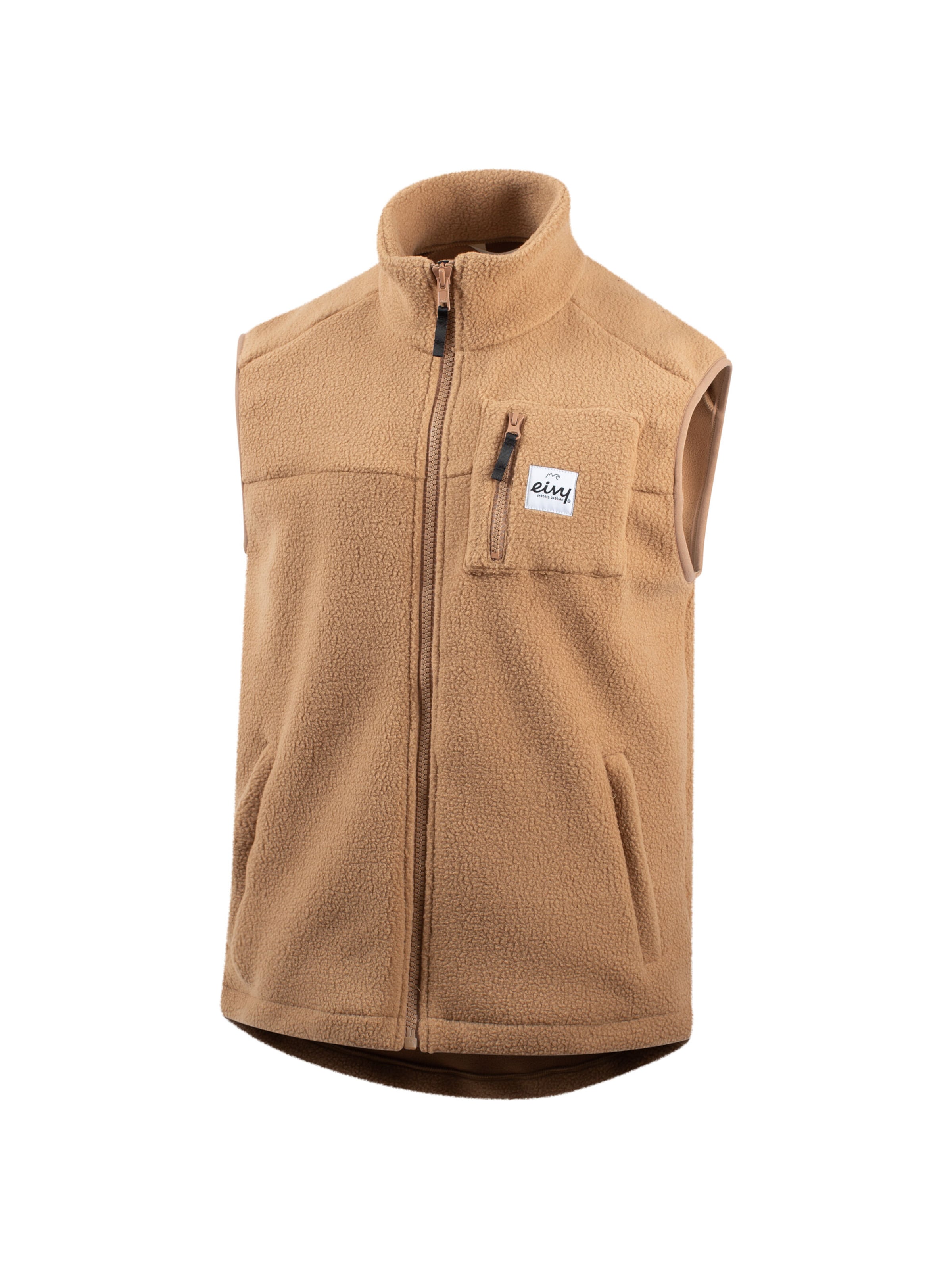Gilet de sport Eivy en marron : devant