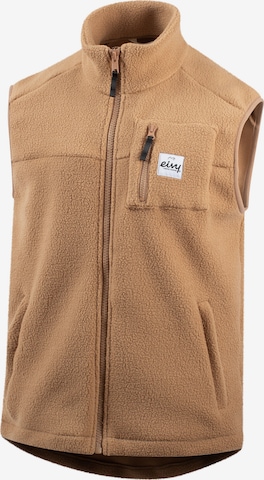 Gilet de sport Eivy en marron : devant