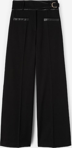 Wide leg Pantaloni di MOTIVI in nero: frontale