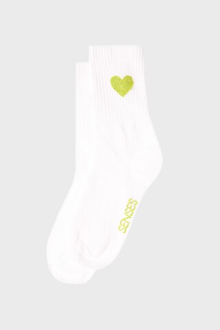 SENSES.THE LABEL Socken in Weiß: Vorderseite