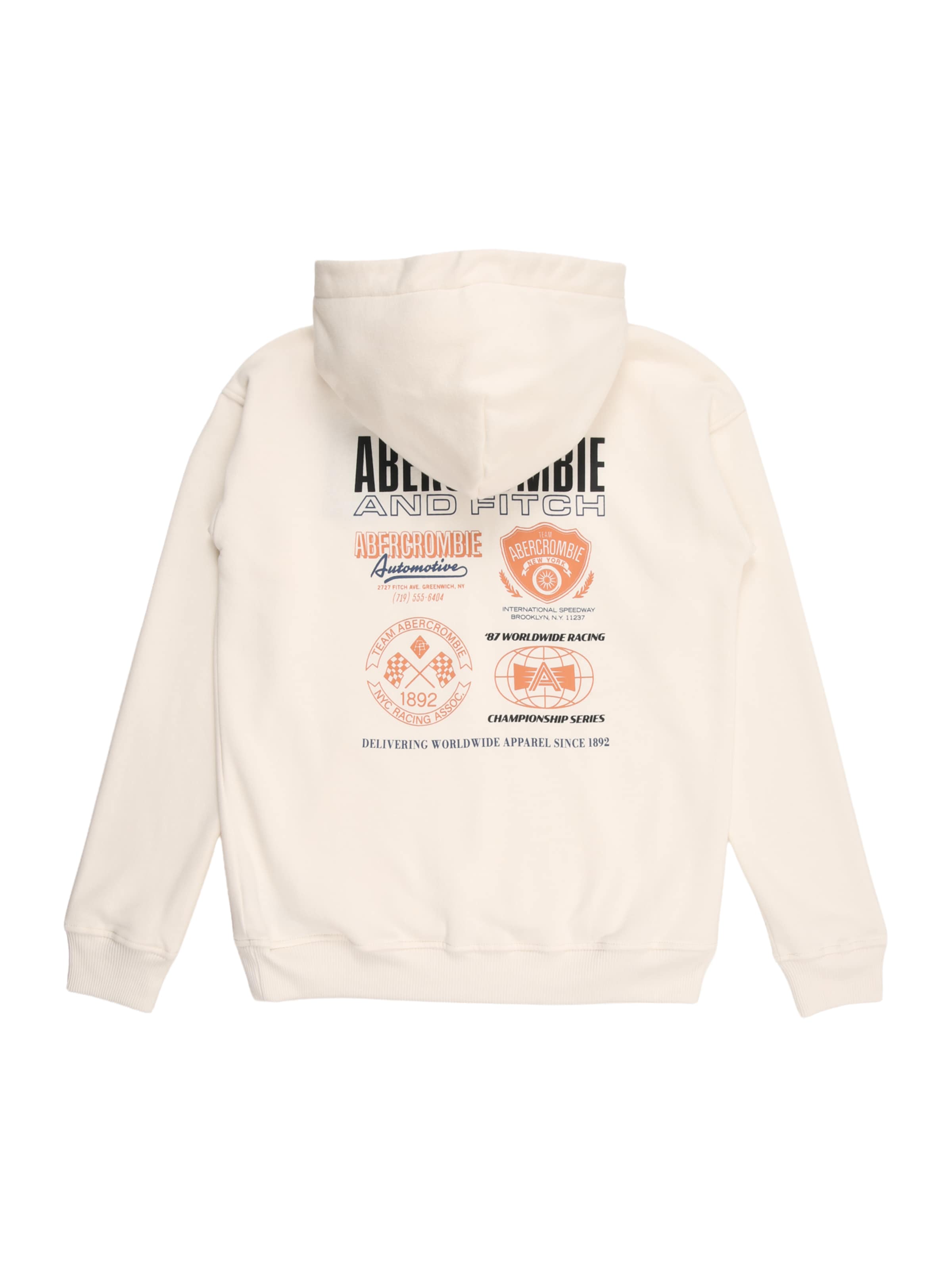 Bluză de molton de la Abercrombie & Fitch pe gri