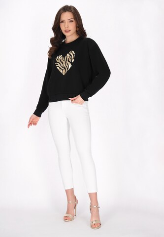 faina Sweatshirt in Black
