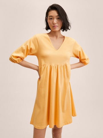 Robe 'SERENADE' MANGO en orange : devant