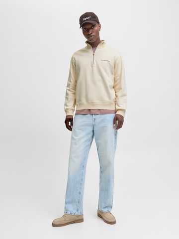 JACK & JONES Sweatshirt 'JORNORREBRO' in Wit
