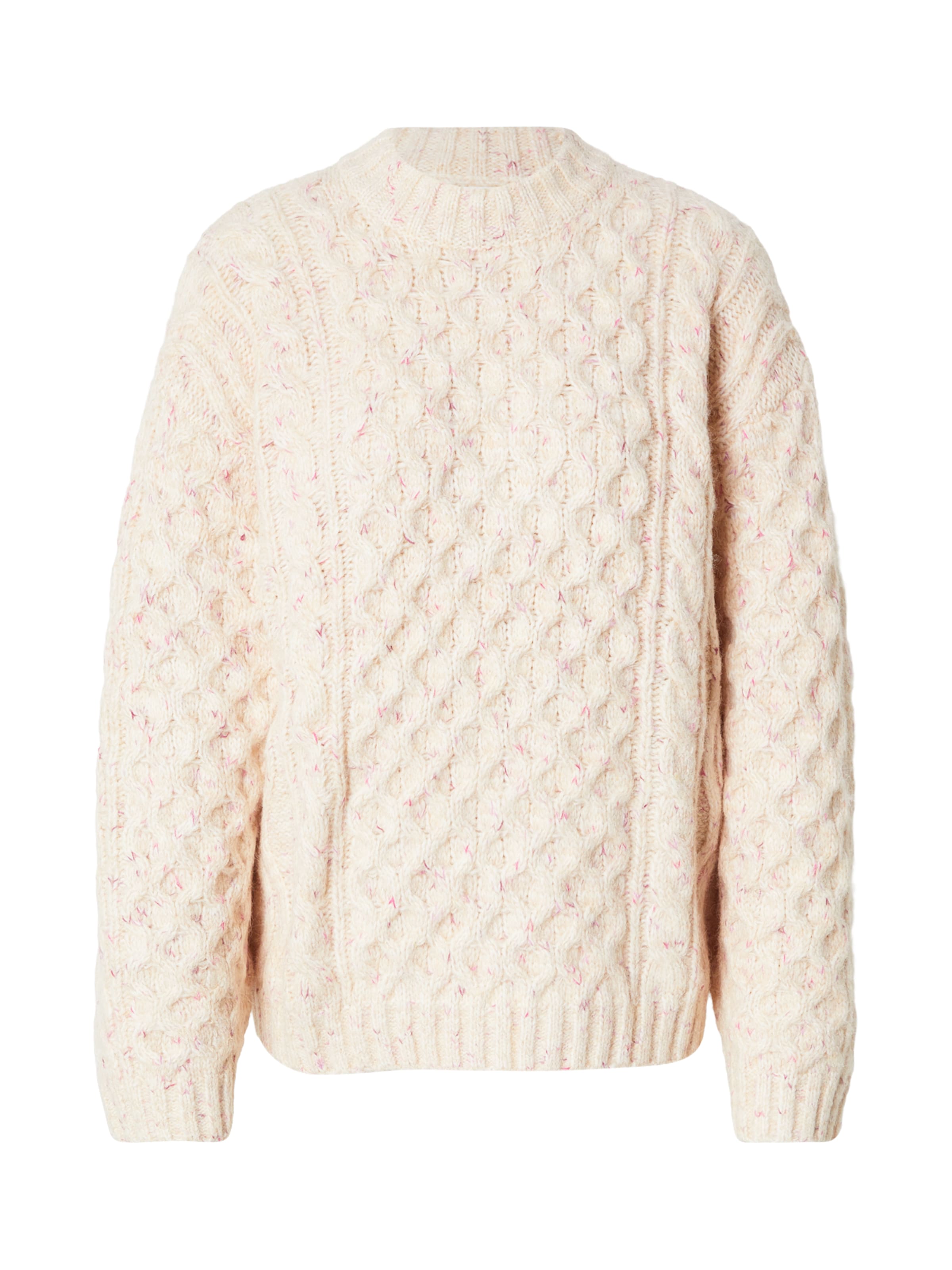 Monki Oversized Sweater 'Tate' in Beige: front