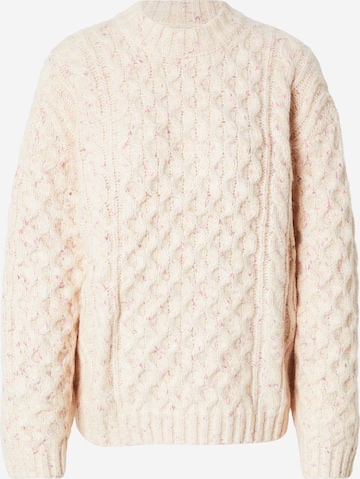 Monki Oversized sweater 'Tate' in Beige: front