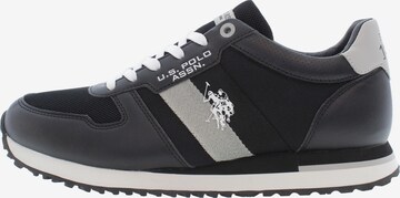 U.S. POLO ASSN. Sneaker low 'XIRIO007' in Schwarz: predná strana