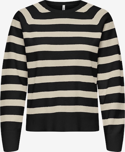 ONLY Neulepaita 'ONLAMA' värissä ecru / musta, Tuotenäkymä