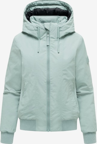 Giacca funzionale 'Kichermaus 14' di NAVAHOO in verde: frontale