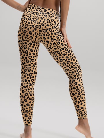 Skinny Leggings 'Cropped' Hey Honey en marron