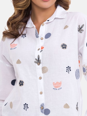 CIPO & BAXX Blouse 'WH130' in Wit