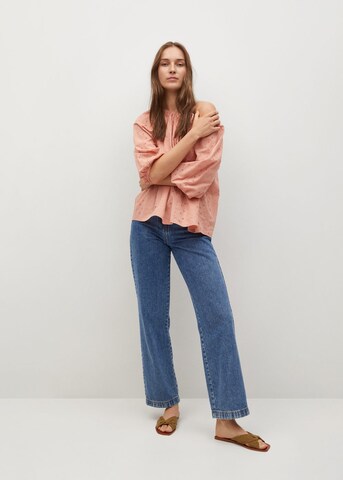 MANGO Blouse 'Brisbain' in Roze