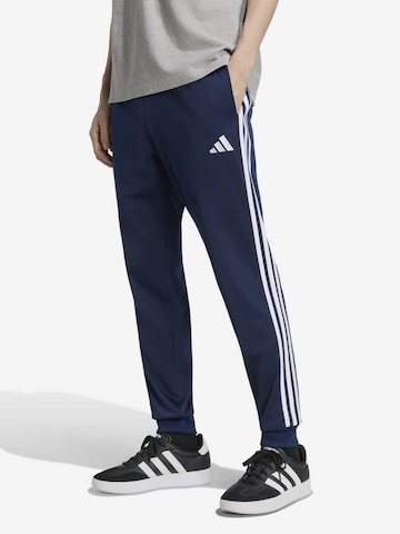 mėlyna ADIDAS SPORTSWEAR Siaurėjantis Sportinės kelnės 'DAYRDY': priekis
