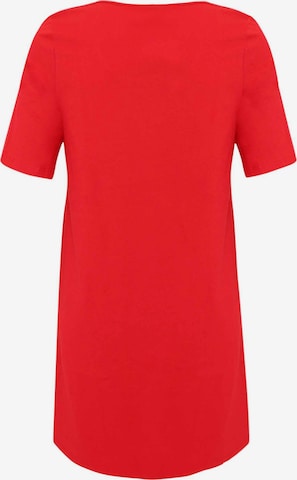 Yoek Dress ' COTTON ' in Red