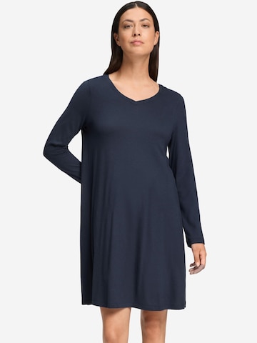 Chemise de nuit 'Sleep & Lounge' Hanro en bleu : devant