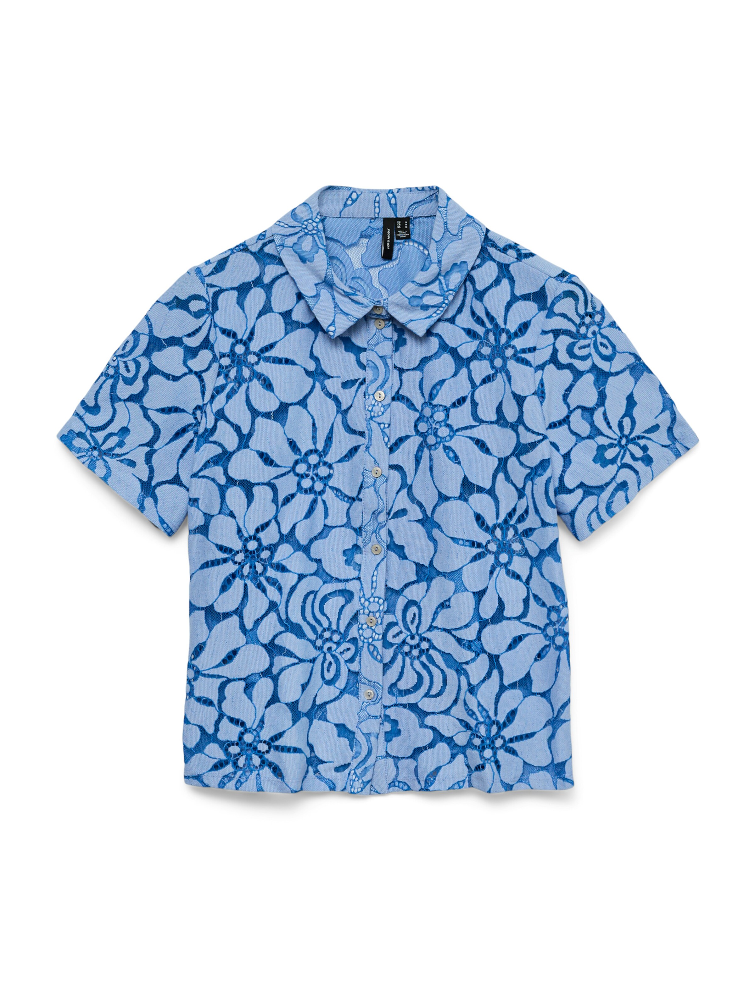 VERO MODA Halenka 'VMMIKKA' – modrá: přední strana