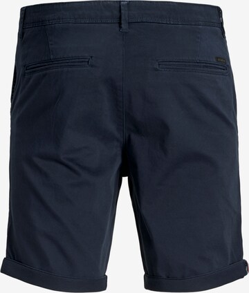 Jack & Jones Plus - Regular Calças chino 'Bowie' em azul